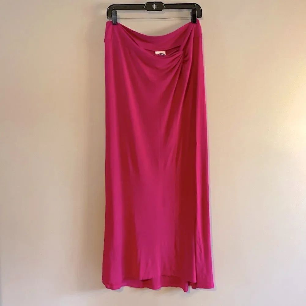 DG2 by Diane Gilman Fuschia Maxi Skirt | SZ L